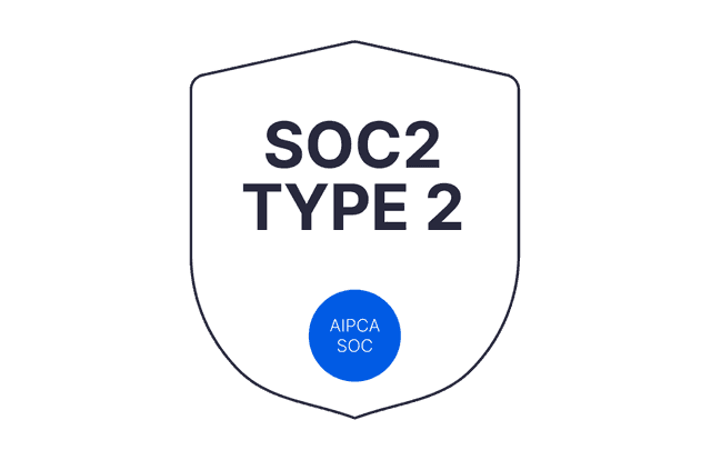 SOC2 certified for your information security peace of mind.